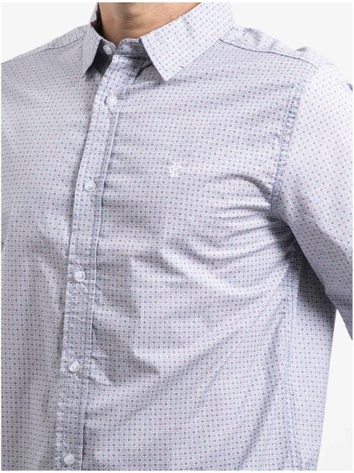 Chemise manches longues pur coton TIVAMOR - Kiabi