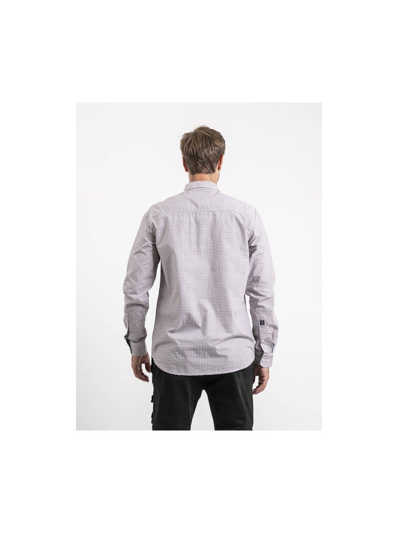 Chemise manches longues pur coton TIVENOL Ecru - Kiabi