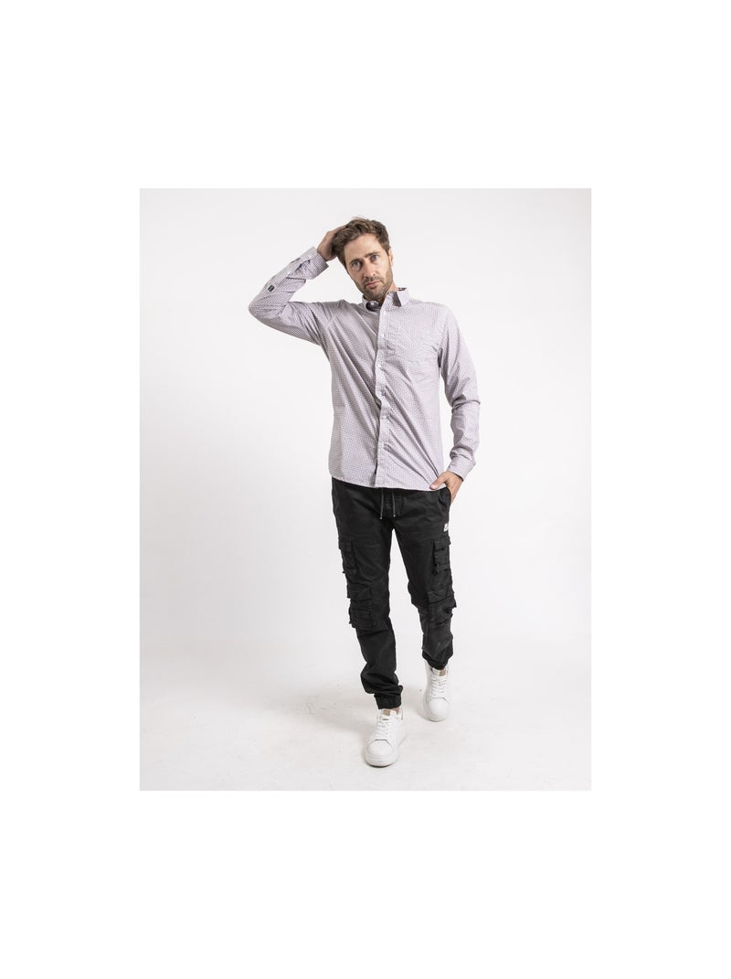 Chemise manches longues pur coton TIVENOL Ecru - Kiabi