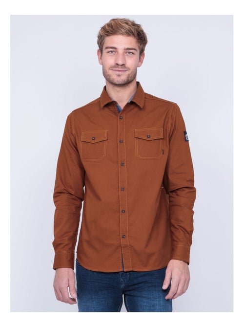 Chemise manches longues pur coton TYREX - Kiabi