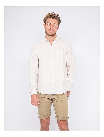 Chemise manches longues pur lin DALAMO