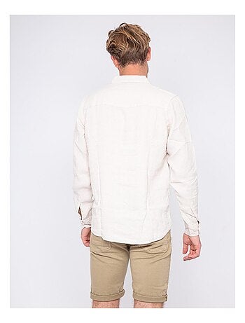 Chemise manches longues pur lin DALAMO