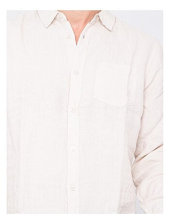 Chemise manches longues pur lin DALAMO