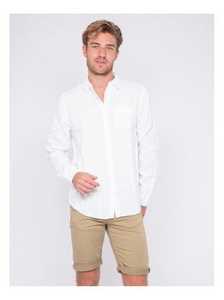 Chemise manches longues pur lin DALAMO