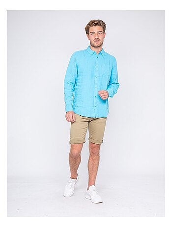 Chemise manches longues pur lin DALAMO