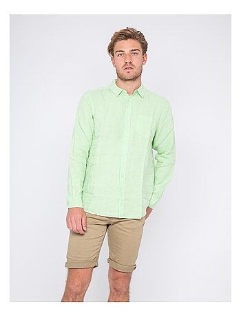 Chemise manches longues pur lin DALAMO