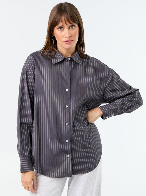 Chemise manches longues rayée - Kiabi Chemise manches longues rayée - Kiabi