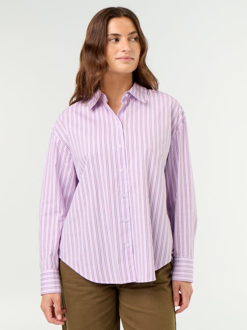 Chemise manches longues rayée - Kiabi Chemise manches longues rayée - Kiabi