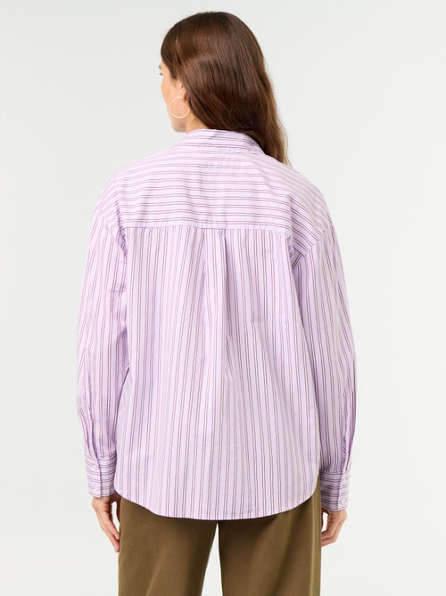 Chemise manches longues rayée - Kiabi Chemise manches longues rayée - Kiabi