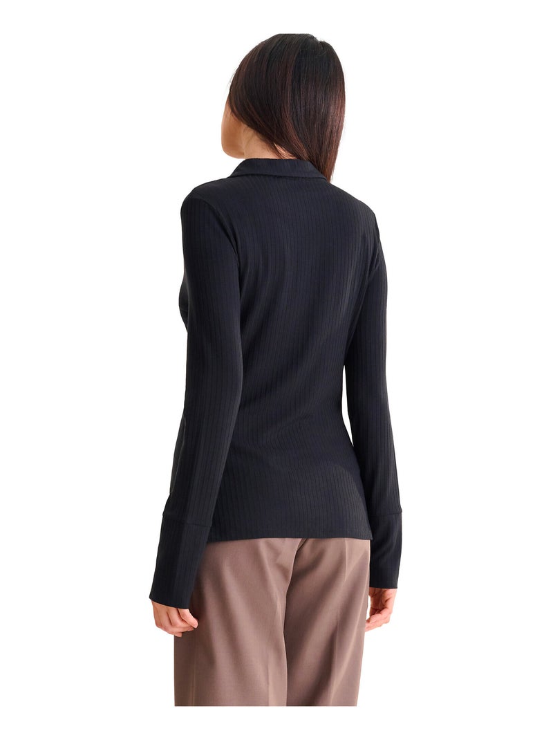 Chemise manches longues REMI Noir - Kiabi