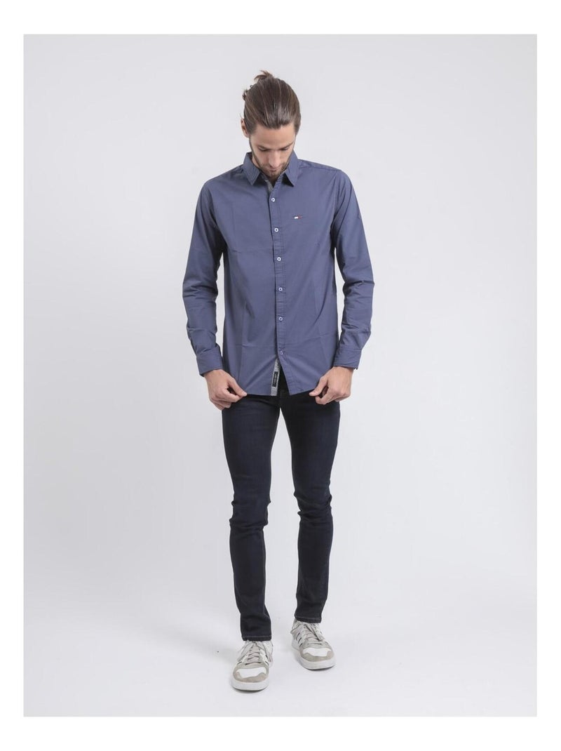 Chemise manches longues TARTIK Gris - Kiabi