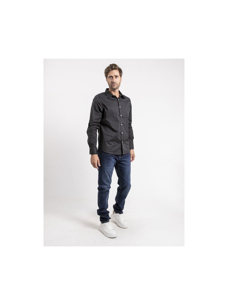Chemise manches longues TILSON Noir - Kiabi