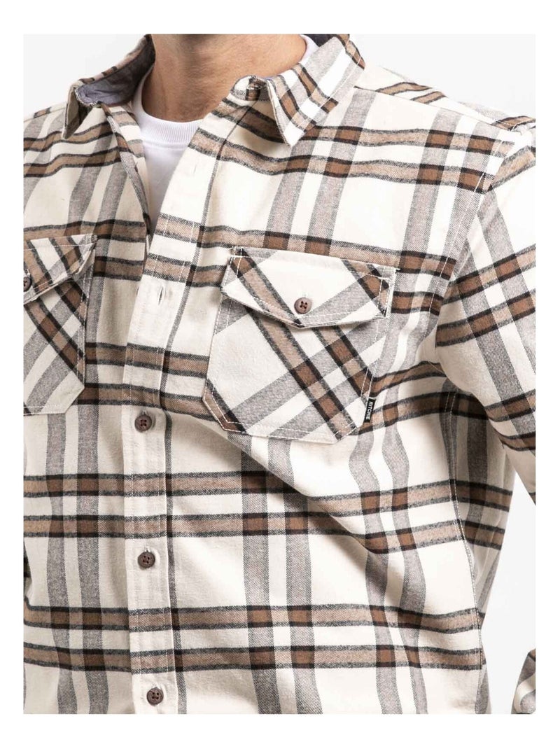 Chemise manches longues TOMAPAL Ecru - Kiabi