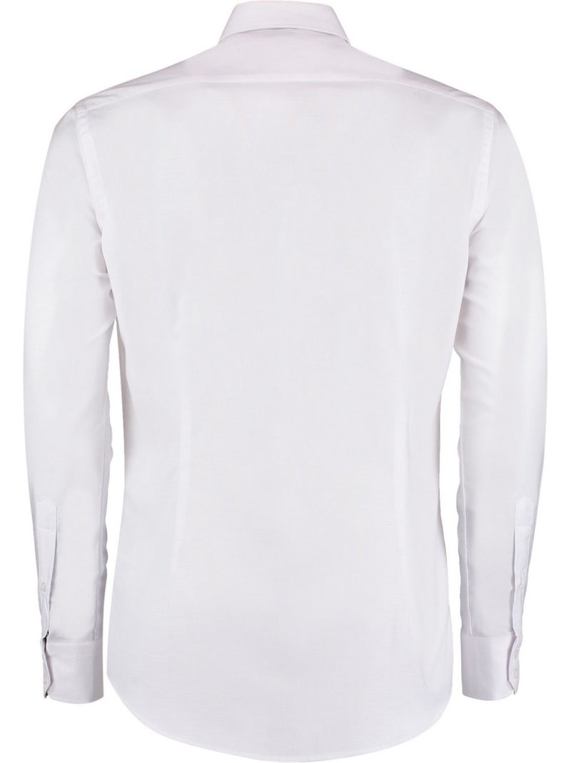 Chemise manches longues travail - kustom kit Blanc - Kiabi