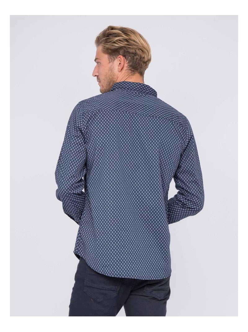 Chemise manches longues TUMADOR Bleu marine - Kiabi