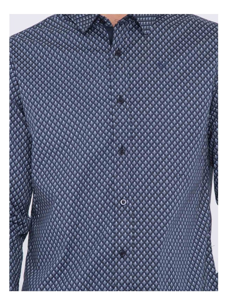 Chemise manches longues TUMADOR Bleu marine - Kiabi