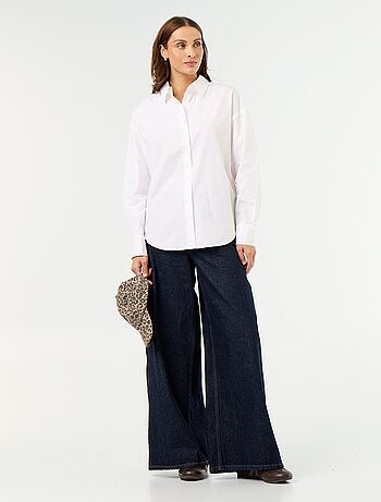 Chemise manches longues rayée
