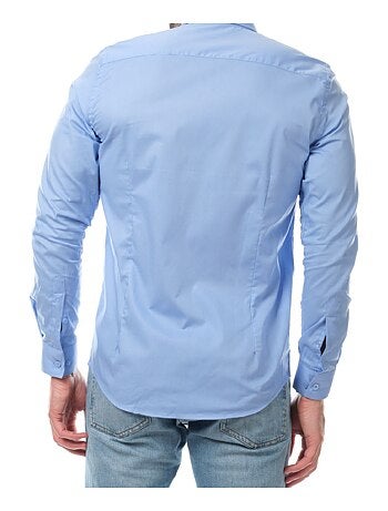 Chemise manches longues unie