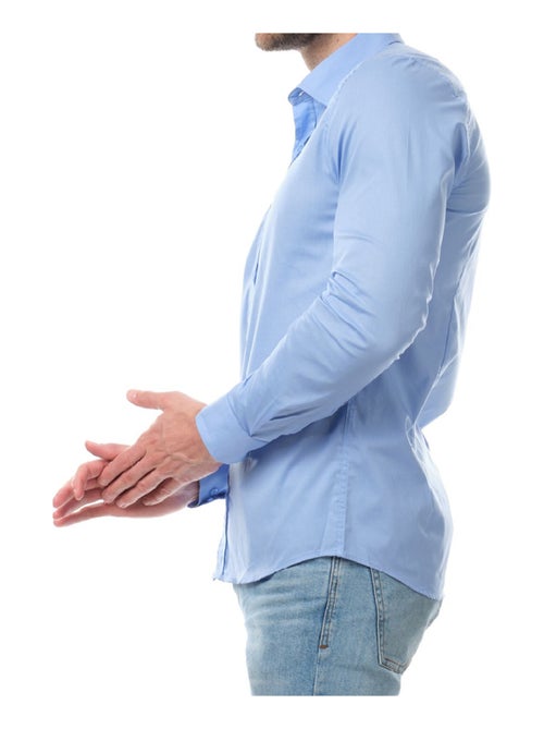 Chemise manches longues unie - Kiabi