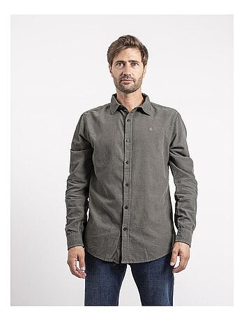 Chemise manches longues velours côtelé TOROLD