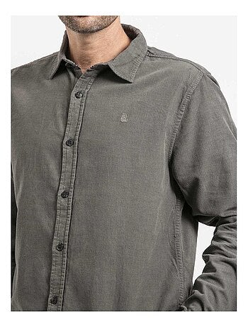 Chemise manches longues velours côtelé TOROLD