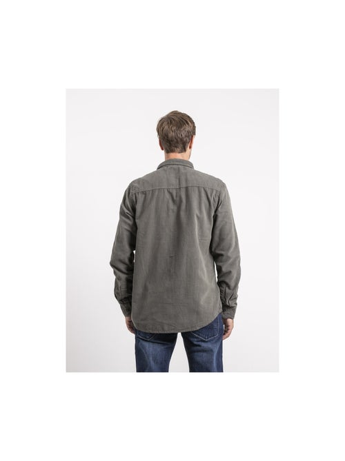 Chemise manches longues velours côtelé TOROLD - Kiabi