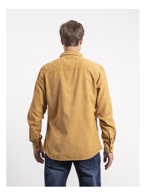 Chemise manches longues velours côtelé TOROLD - Kiabi