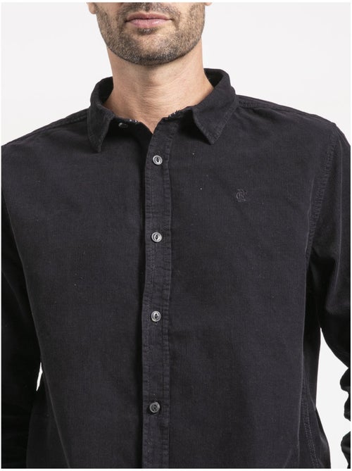 Chemise manches longues velours côtelé TOROLD - Kiabi