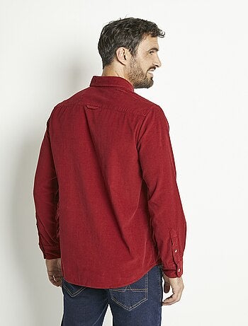 Chemise manches longues velours milleraies