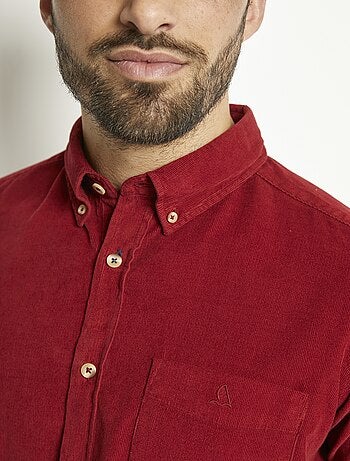 Chemise manches longues velours milleraies