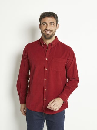 Chemise manches longues velours milleraies