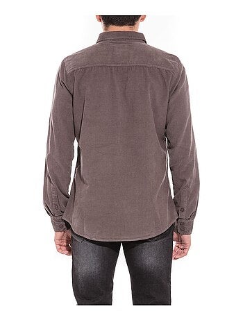 Chemise manches courtes à motif - Kaki - Kiabi - 15.00