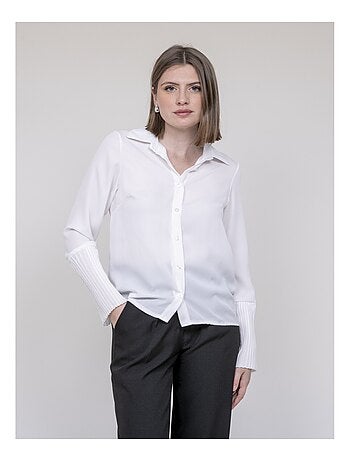 Chemise manches plissées OVIDE