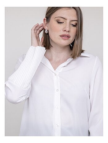 Chemise manches plissées OVIDE
