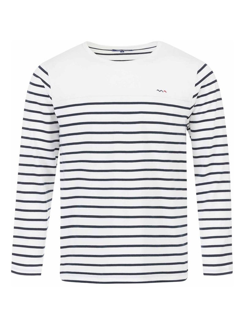 Chemise marron à carreaux Homme - Terre de Marins Bleu - Kiabi