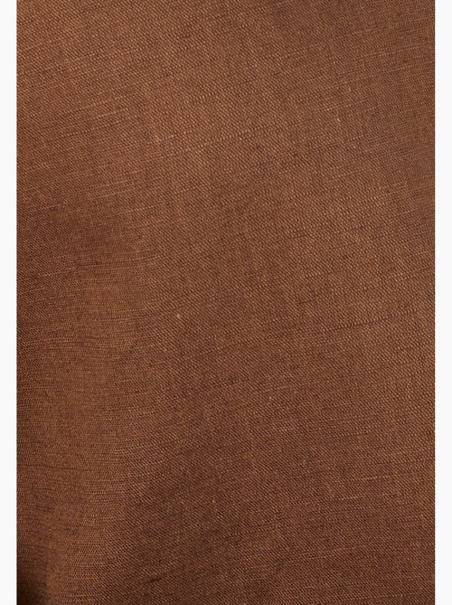Chemise mélange lin et coton - Damart - Kiabi