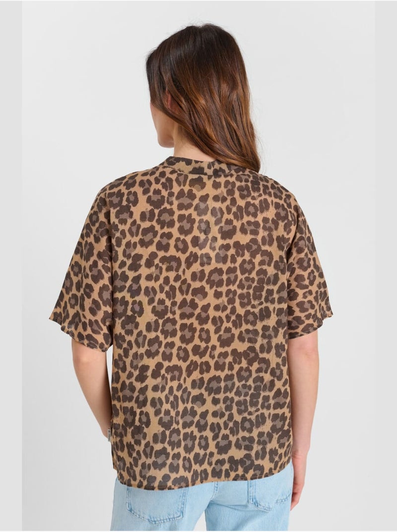 Chemise MELLY 'Le Temps Des Cerises' Marron - Kiabi