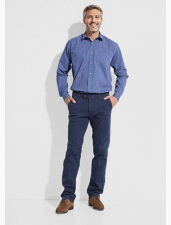 Chemise micro carreaux manches longues - Afibel