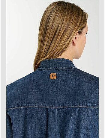 Chemise mili en jeans 'le temps des cerises'