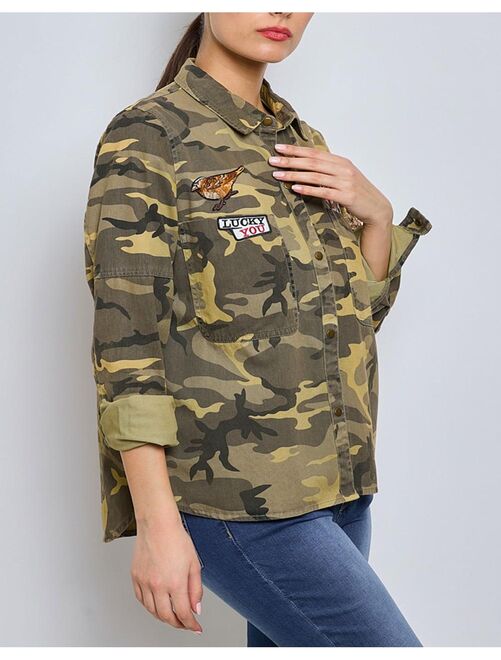 Veste militaire femme cheap kiabi