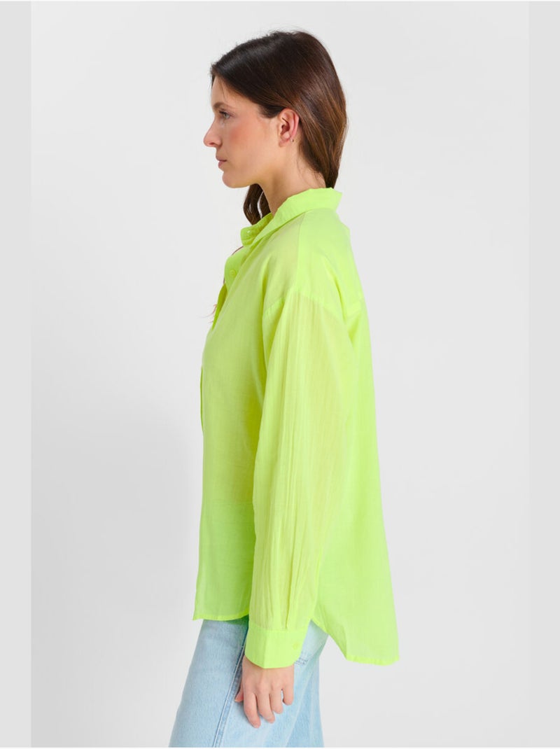 Chemise MIMITA 'Le Temps Des Cerises' Jaune - Kiabi