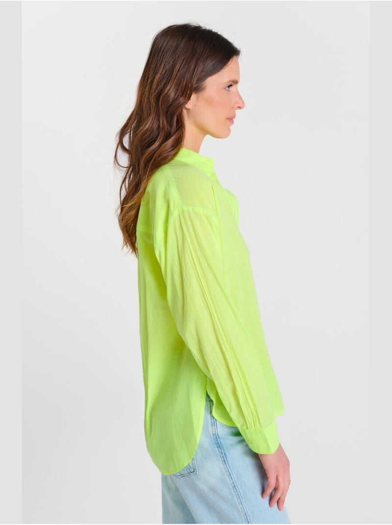 Chemise MIMITA 'Le Temps Des Cerises' Jaune - Kiabi