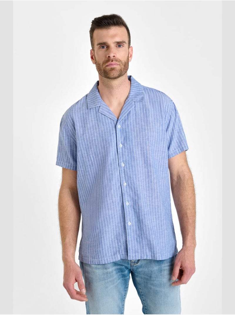 Chemise minar 'le temps des cerises' Bleu - Kiabi