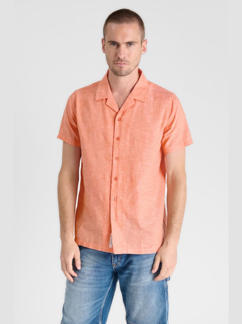 Chemise MINAR 'Le Temps Des Cerises' Orange - Kiabi