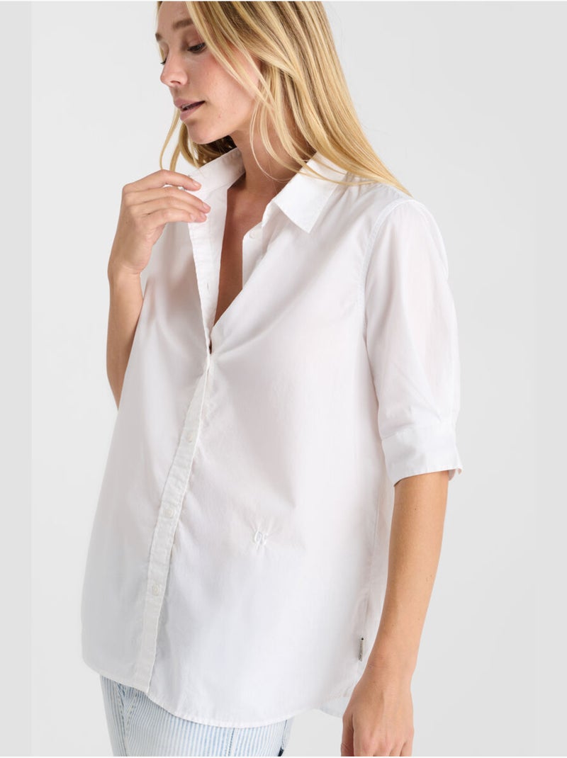 Chemise MIRABEL 'Le Temps Des Cerises' Blanc - Kiabi