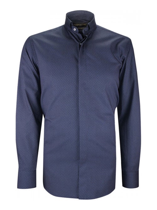Chemise mode col cousu mao à motifs MILO - Kiabi