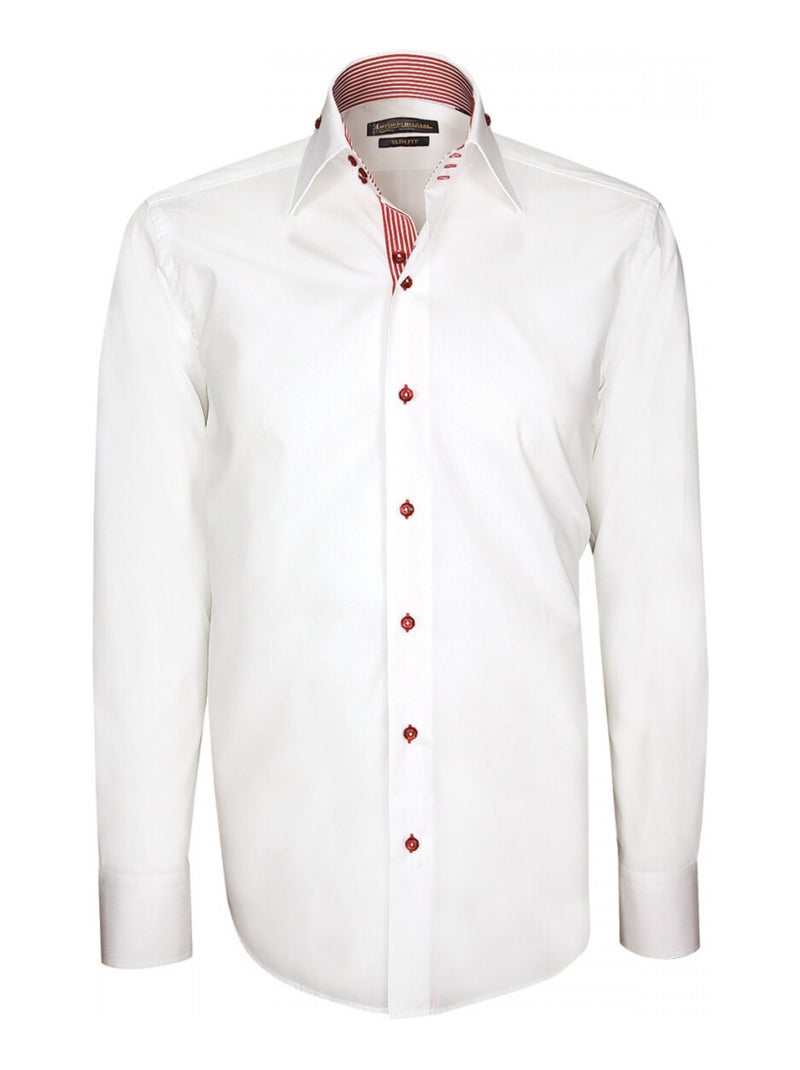 Chemise mode ELEGANZA Blanc Rouge - Kiabi
