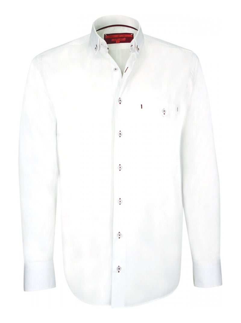 Chemise mode ETHAN Blanc Rouge - Kiabi