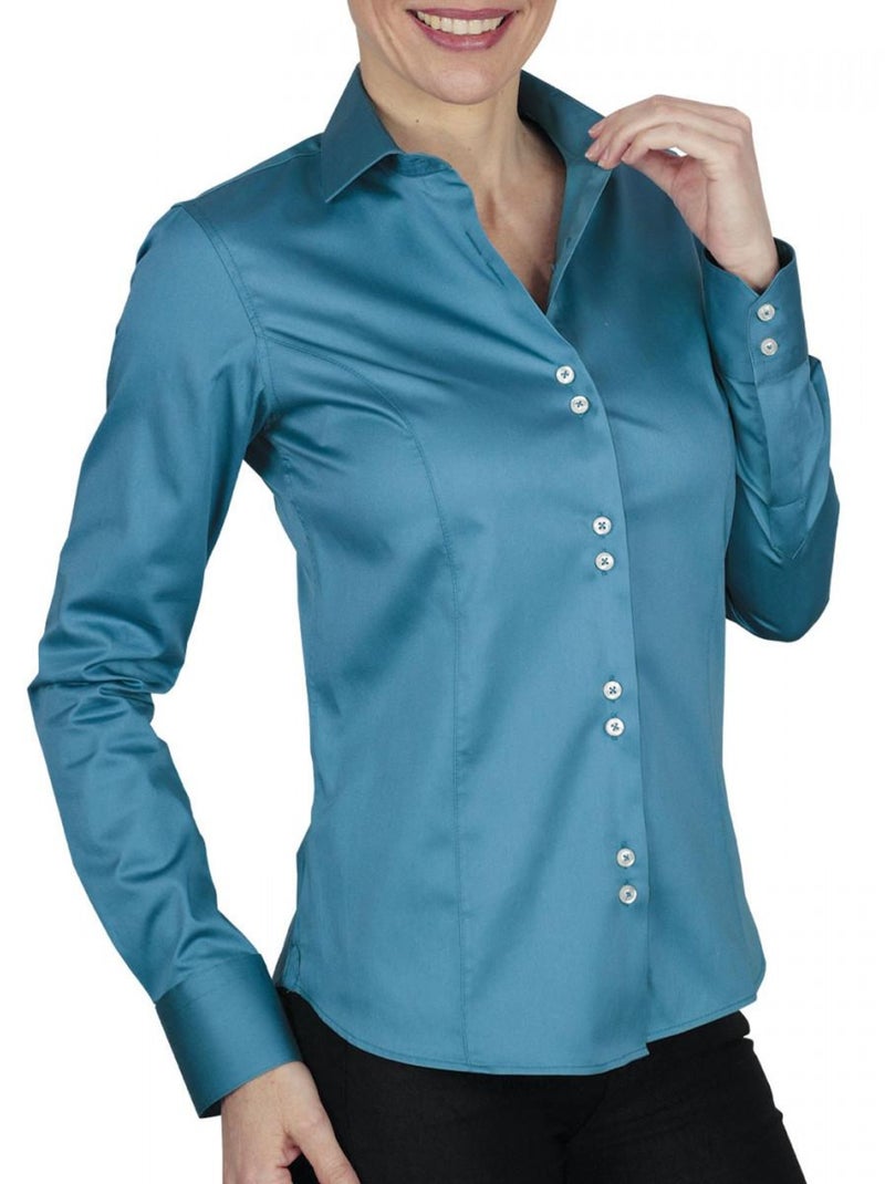 Chemise mode SKETON Bleu lagon - Kiabi