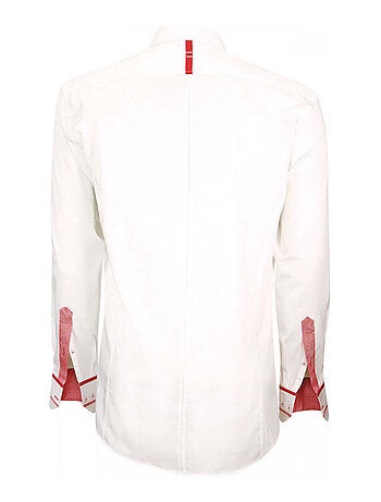 Chemise hommechemise mode coupe cintrée TRAVERTINO Emporio balzani Blanc , Rouge , 41
